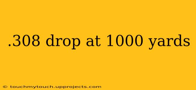 .308 drop at 1000 yards