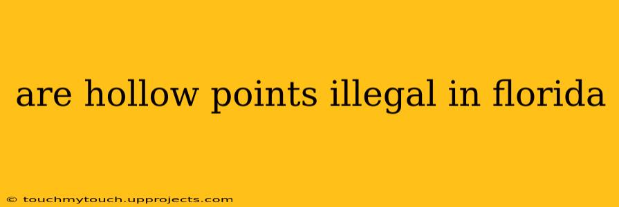are hollow points illegal in florida