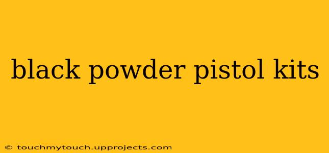 black powder pistol kits