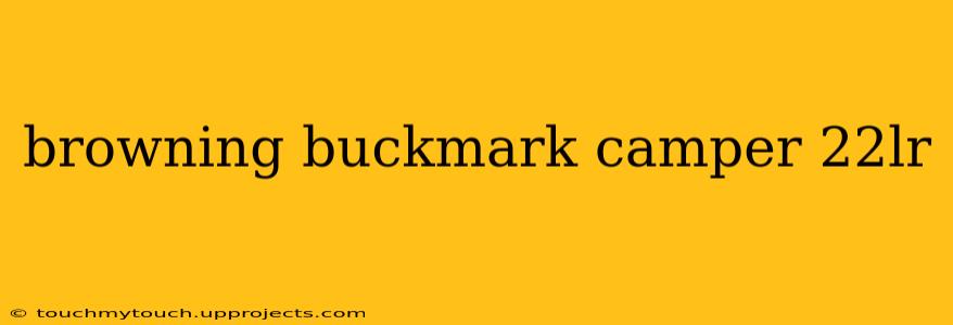 browning buckmark camper 22lr