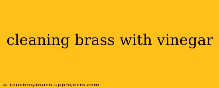 cleaning brass with vinegar