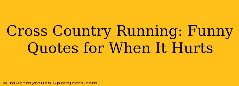 Cross Country Running: Funny Quotes for When It Hurts