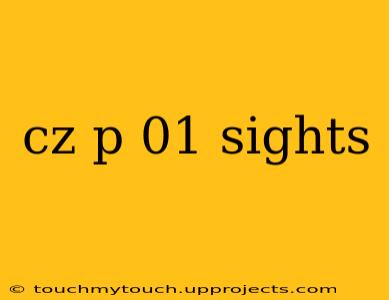 cz p 01 sights