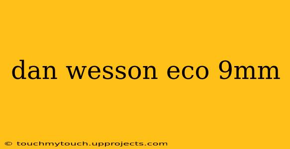 dan wesson eco 9mm