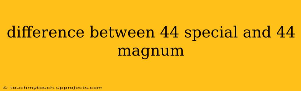 difference between 44 special and 44 magnum