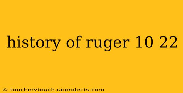 history of ruger 10 22