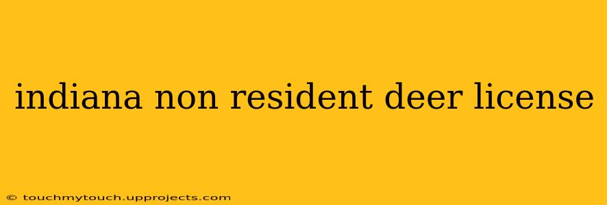 indiana non resident deer license