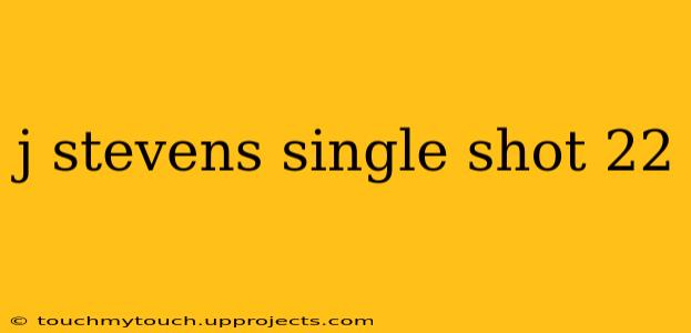 j stevens single shot 22