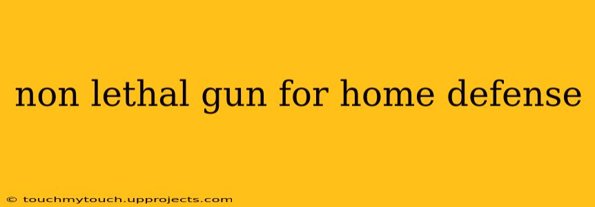 non lethal gun for home defense