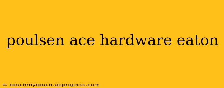 poulsen ace hardware eaton