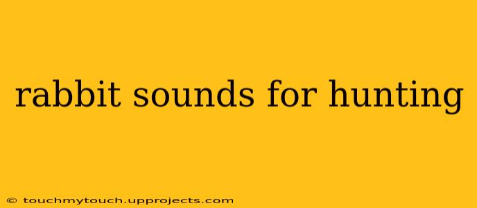 rabbit sounds for hunting