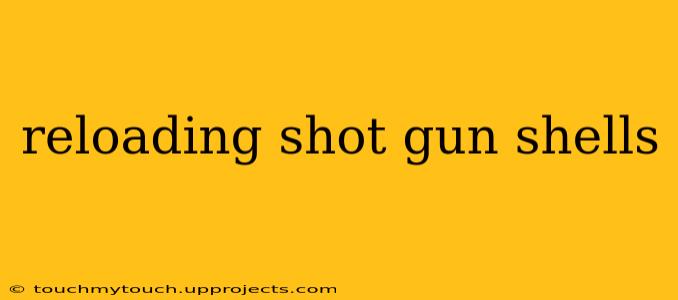 reloading shot gun shells