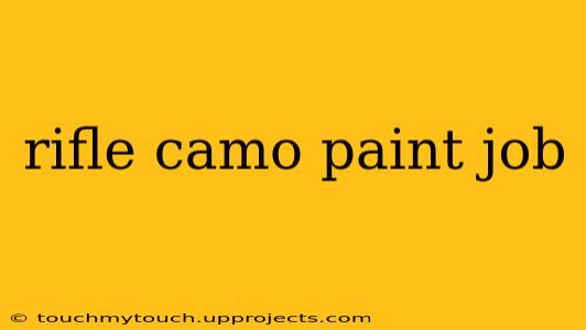 rifle camo paint job