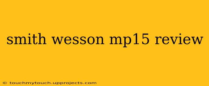 smith wesson mp15 review