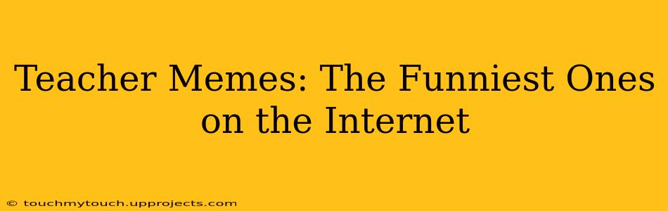 Teacher Memes: The Funniest Ones on the Internet