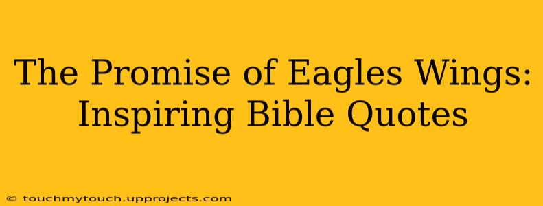 The Promise of Eagles Wings: Inspiring Bible Quotes