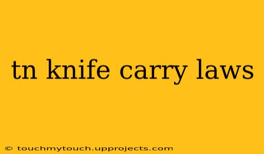 tn knife carry laws